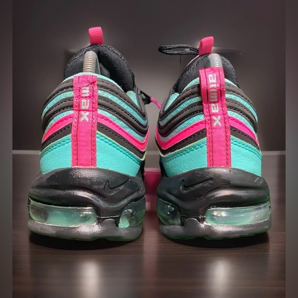 ⬛️ US 8.5-Nike Air Max ‘97 ‘Hyper Turquoise’ Men’s LTR Sneaks CU4877300 ~W 10 - Picture 15 of 16